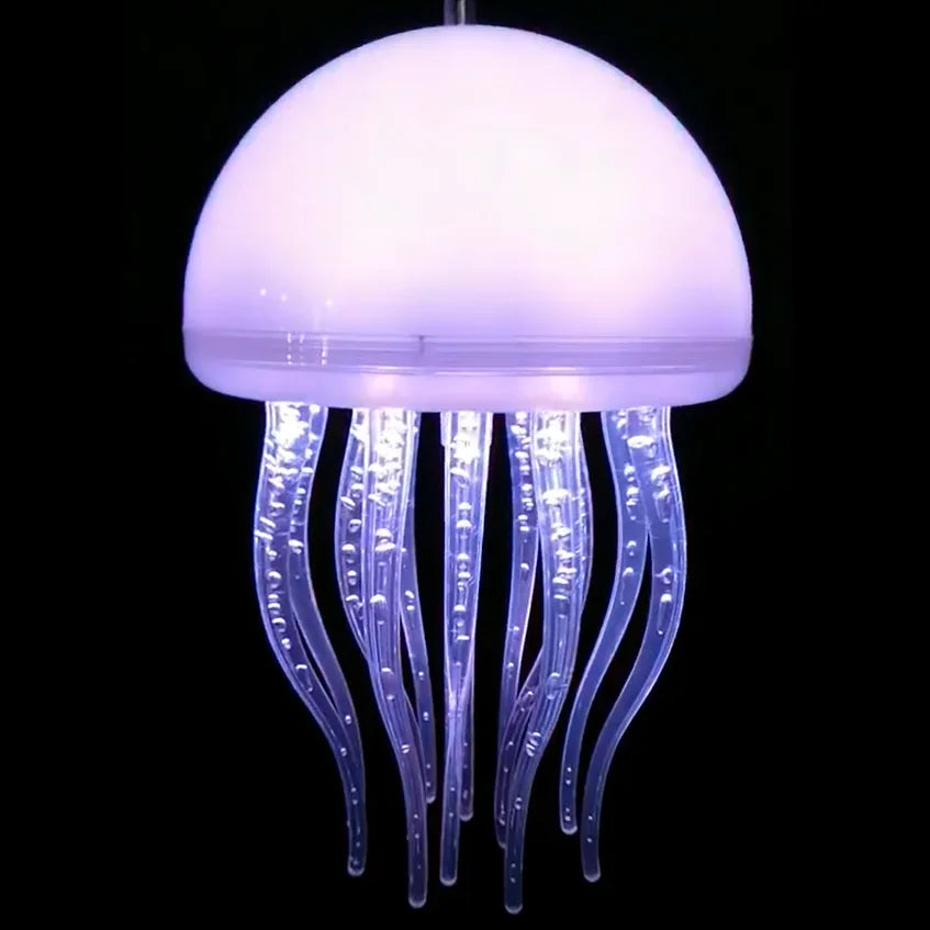 Nodic Colorful Jellyfish Led Pendant Light Creative Bar Counter Coffee Park Tree Outdoor Light Fancy Restaurant Hanging Lamp