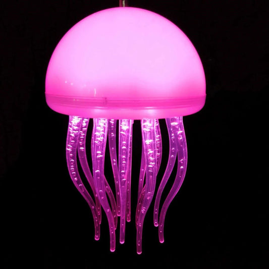 Nodic Colorful Jellyfish Led Pendant Light Creative Bar Counter Coffee Park Tree Outdoor Light Fancy Restaurant Hanging Lamp